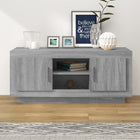 Tv-meubel 102x35x45 cm grijs sonoma eiken