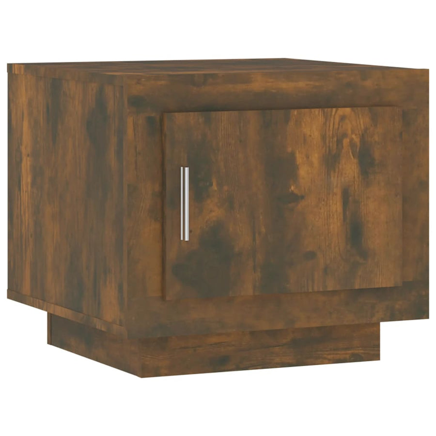 Salontafel 5X50X45 Cm Bewerkt Hout Kleurig Gerookt eiken