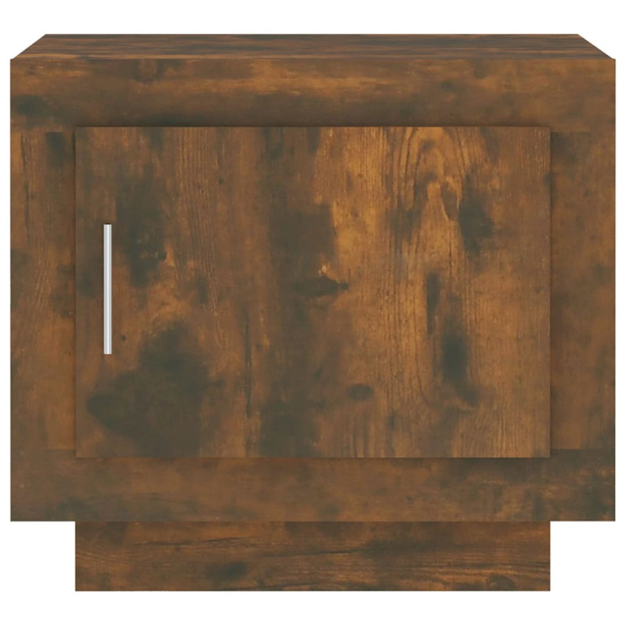 Salontafel 5X50X45 Cm Bewerkt Hout Kleurig Gerookt eiken