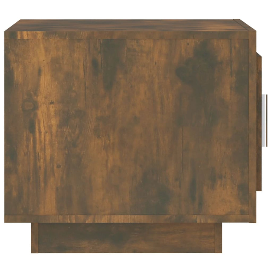 Salontafel 5X50X45 Cm Bewerkt Hout Kleurig Gerookt eiken