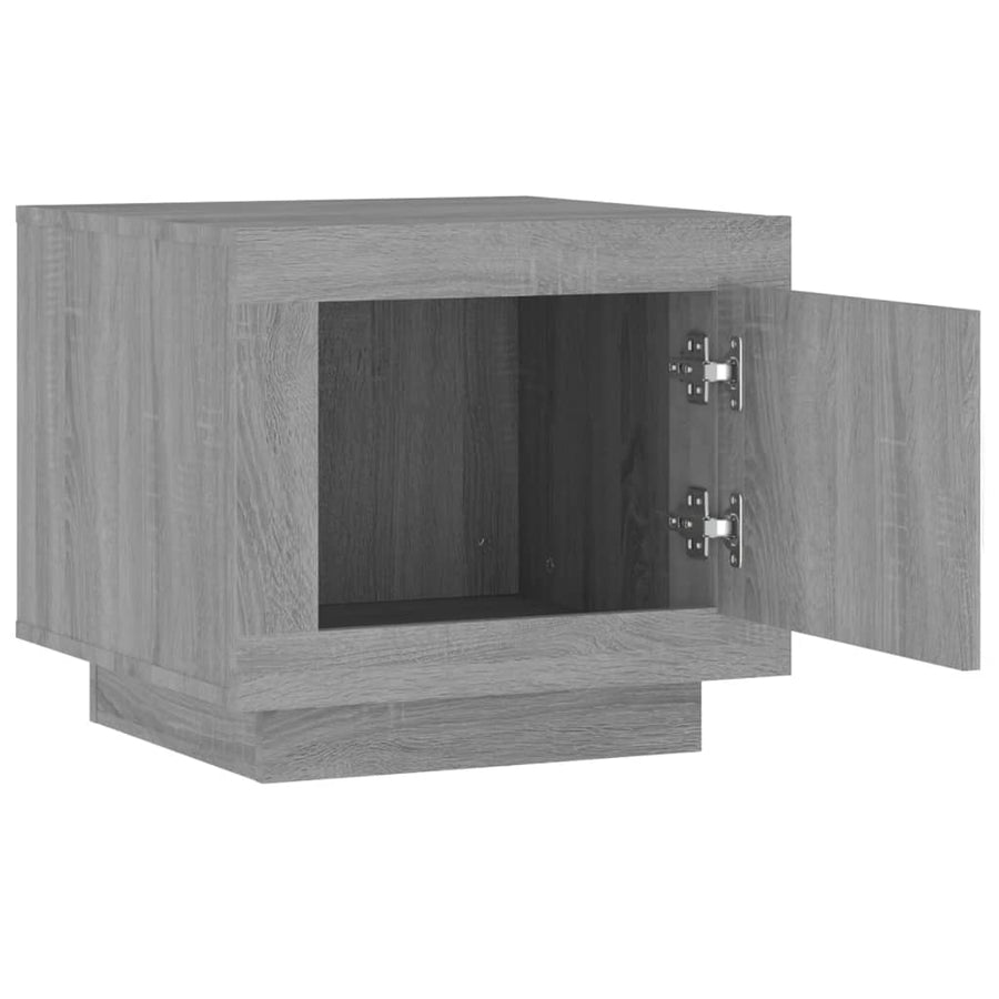 Salontafel 5X50X45 Cm Bewerkt Hout Eikenkleurig Grijs sonoma