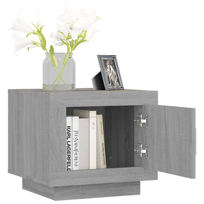 Salontafel 5X50X45 Cm Bewerkt Hout Eikenkleurig Grijs sonoma