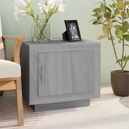 Salontafel 5X50X45 Cm Bewerkt Hout Eikenkleurig Grijs sonoma