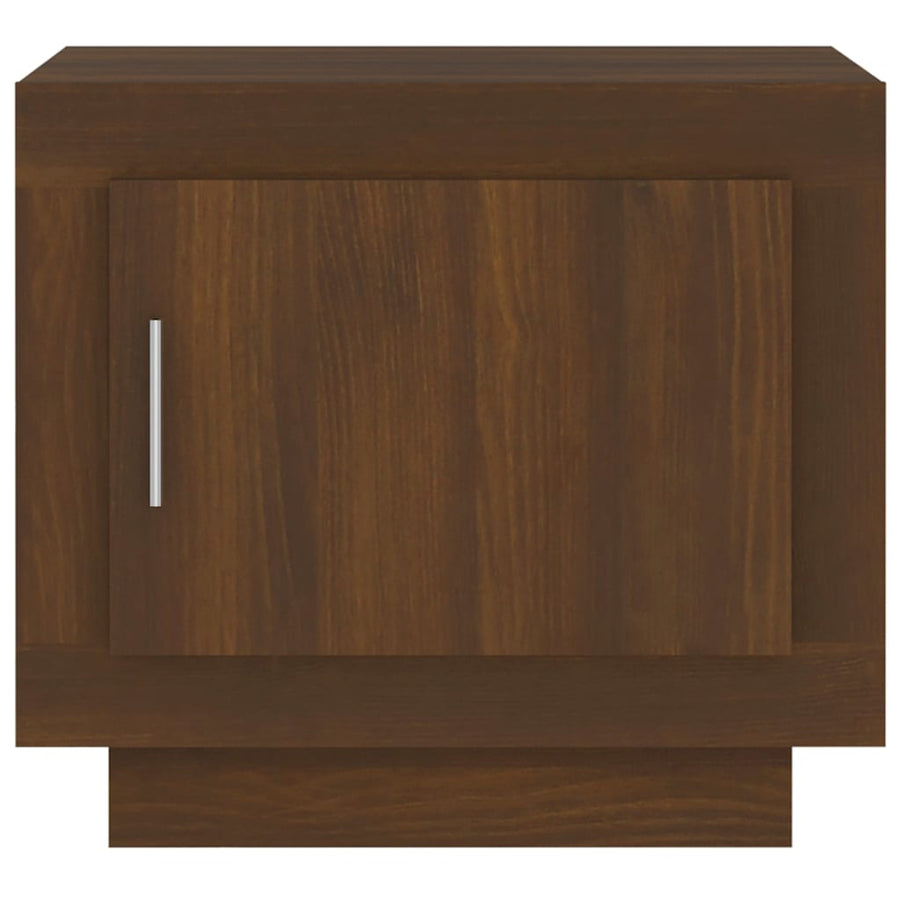 Salontafel 5X50X45 Cm Bewerkt Hout Bruineikenkleurig bruin eikenkleur