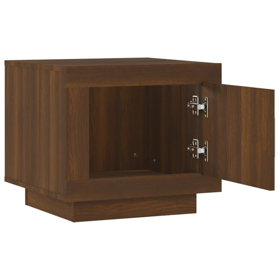 Salontafel 5X50X45 Cm Bewerkt Hout Bruineikenkleurig bruin eikenkleur