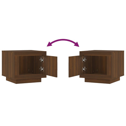 Salontafel 5X50X45 Cm Bewerkt Hout Bruineikenkleurig bruin eikenkleur