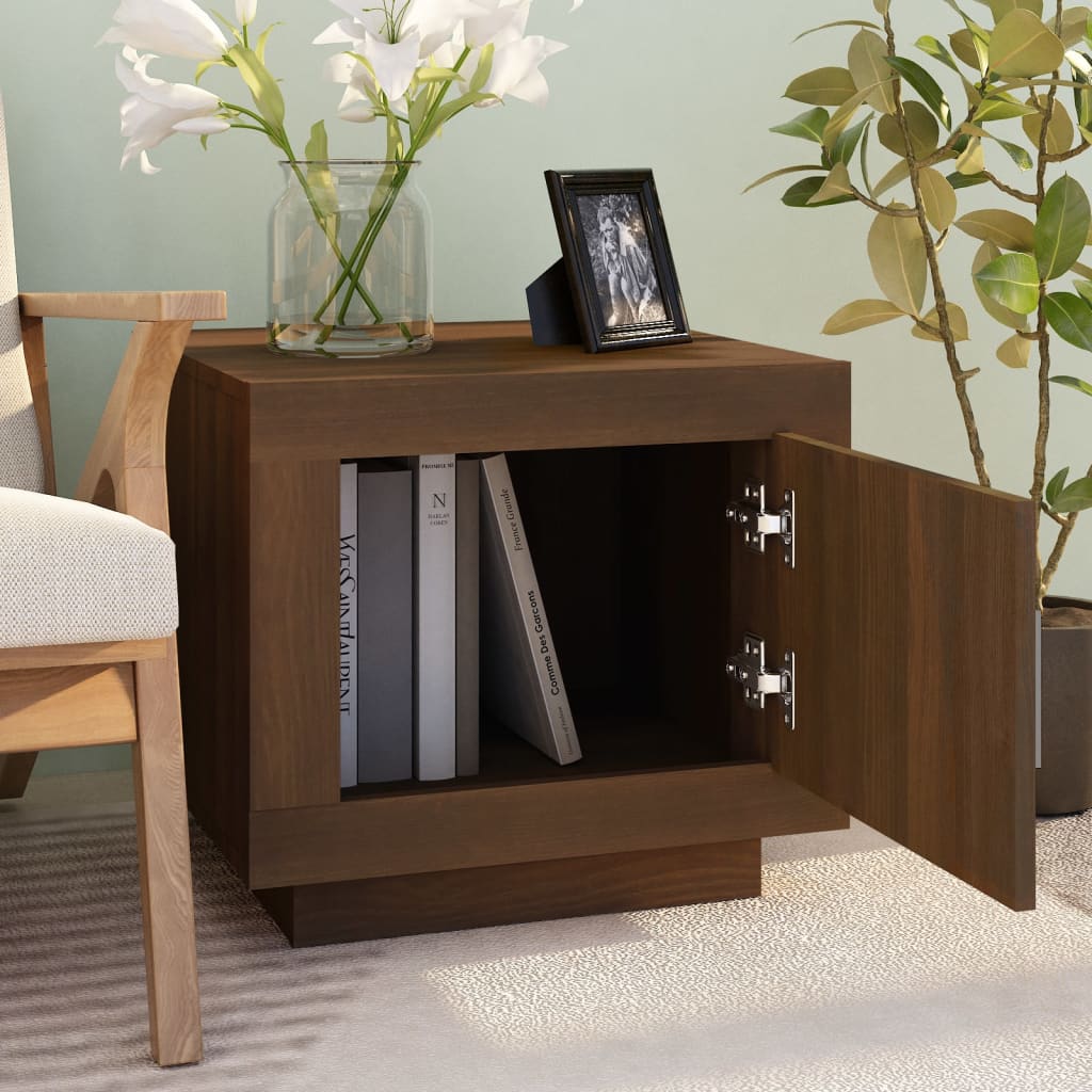 Salontafel 5X50X45 Cm Bewerkt Hout Bruineikenkleurig bruin eikenkleur