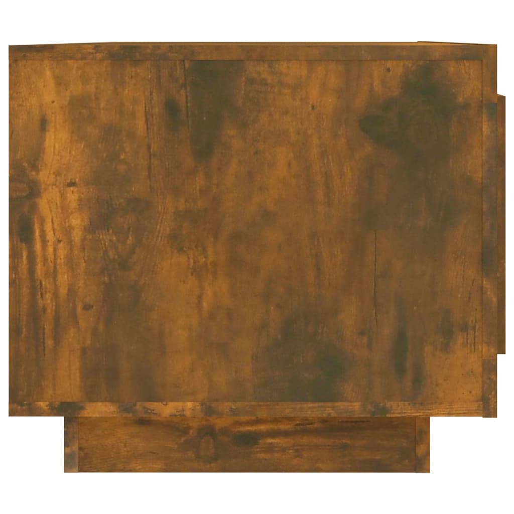 Salontafel 02X50X45 Cm Bewerkt Hout Kleurig Gerookt eiken