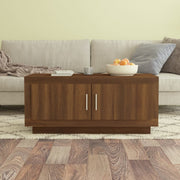 Salontafel 102x50x45 cm bewerkt hout bruin