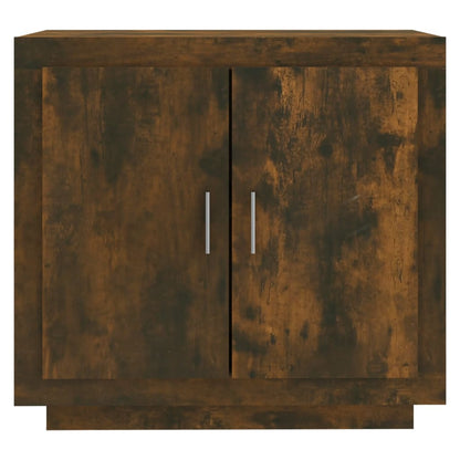 Dressoir 80X40X75 Cm Bewerkt Hout Kleurig Gerookt eiken
