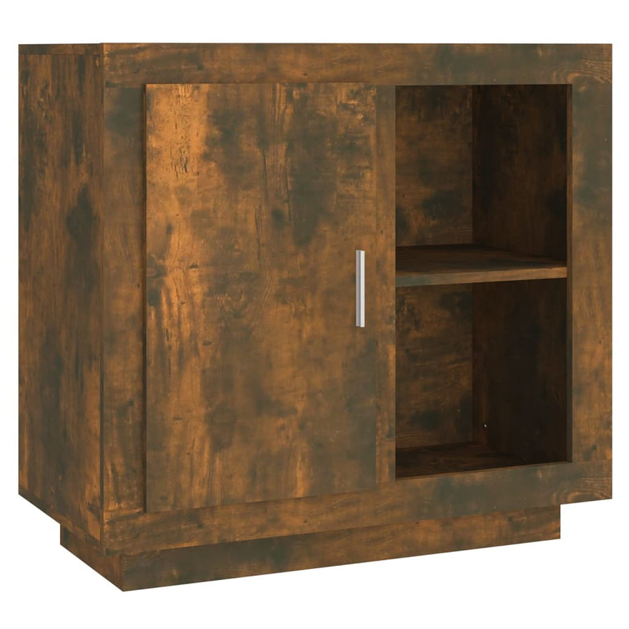 Dressoir 80X40X75 Cm Kleurig Gerookt eiken