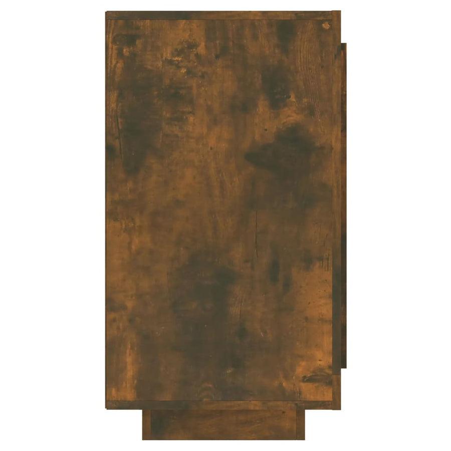Dressoir 80X40X75 Cm Kleurig Gerookt eiken
