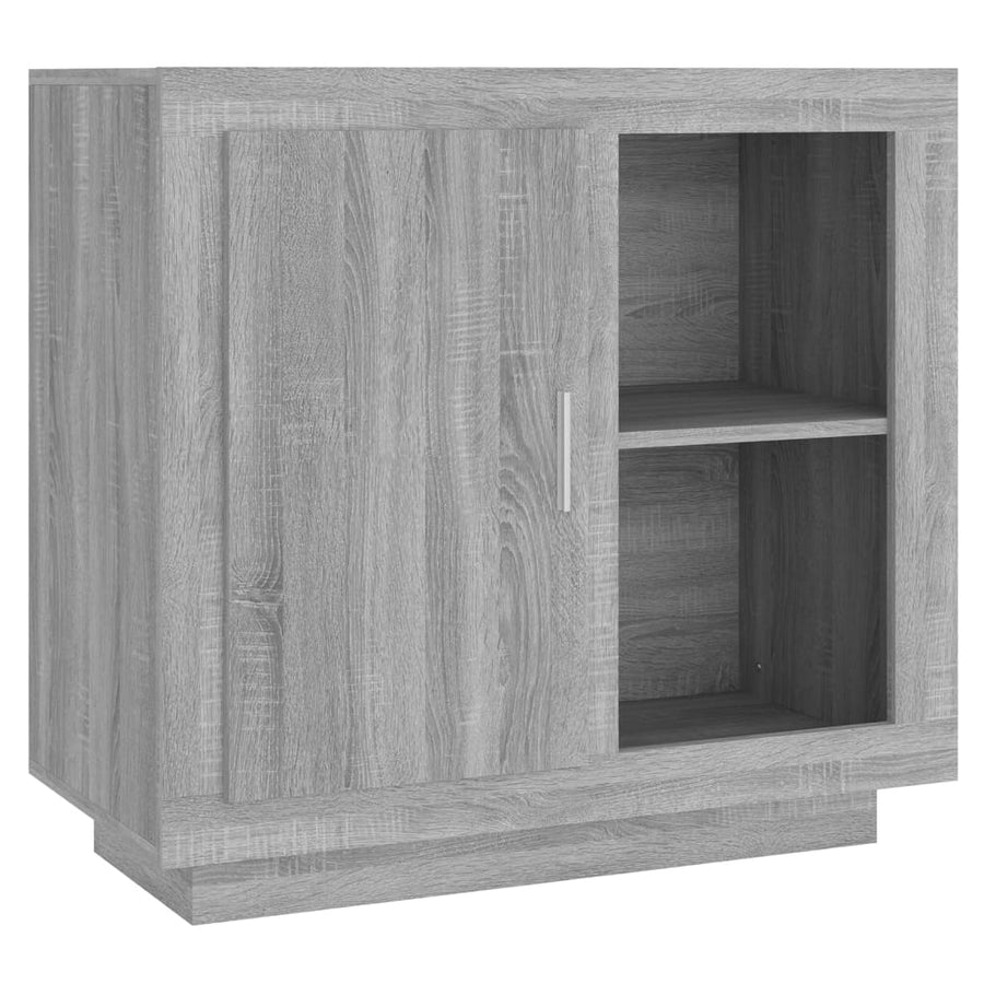 Dressoir 80X40X75 Cm Eikenkleurig Grijs sonoma