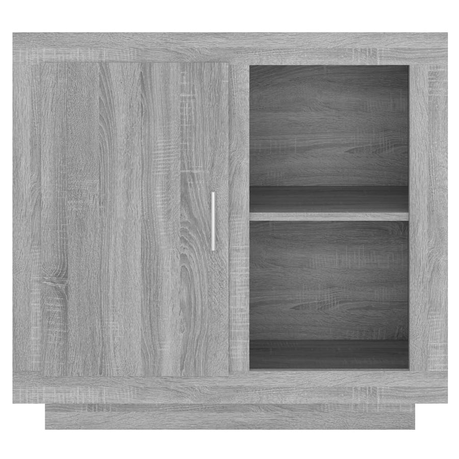 Dressoir 80X40X75 Cm Eikenkleurig Grijs sonoma