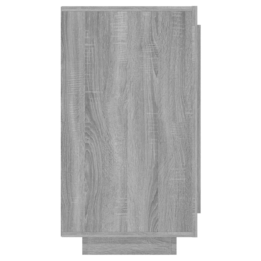 Dressoir 80X40X75 Cm Eikenkleurig Grijs sonoma