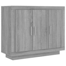 Dressoir 92X35X75 Cm Bewerkt Hout Grijs Sonoma Eikenkleurig