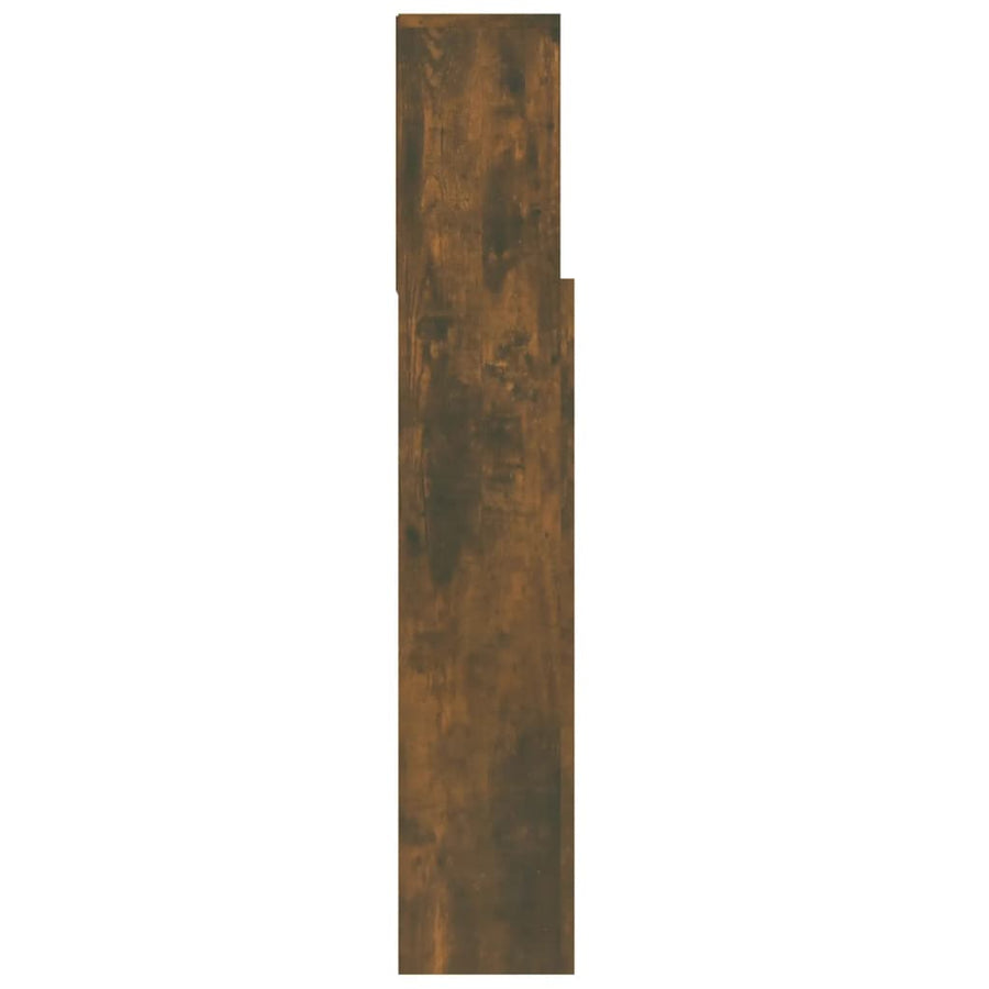 Hoofdbordkast 00X9X03,5 Cm Kleurig Gerookt eiken