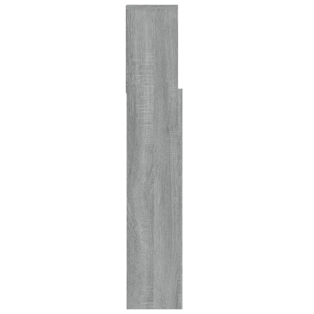 Hoofdbordkast 100x19x103,5 cm grijs sonoma eikenkleurig