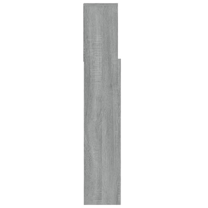 Hoofdbordkast 100x19x103,5 cm grijs sonoma eikenkleurig