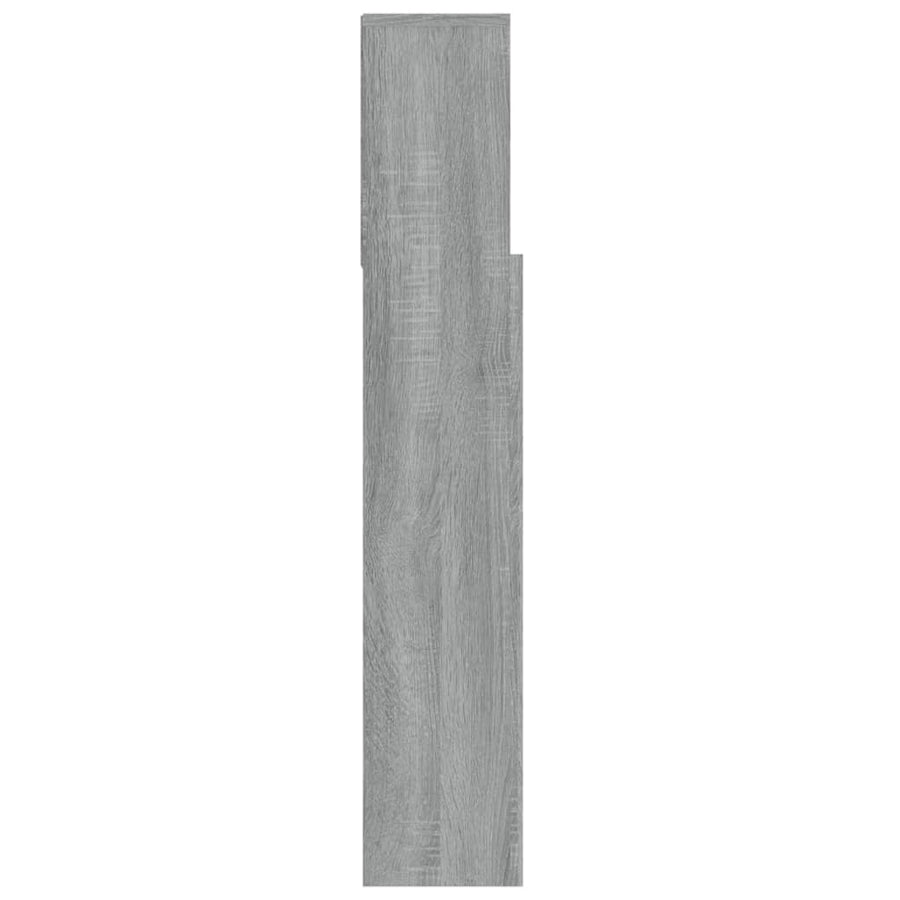 Hoofdbordkast 100x19x103,5 cm grijs sonoma eikenkleurig