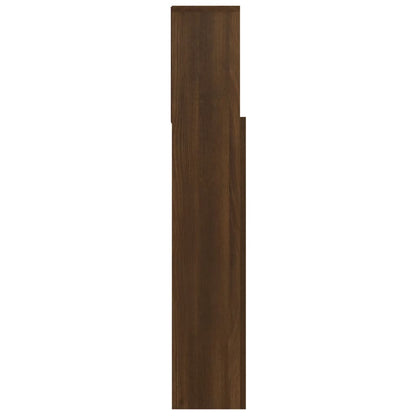 Hoofdbordkast 00X9X03,5 Cm bruin eikenkleur