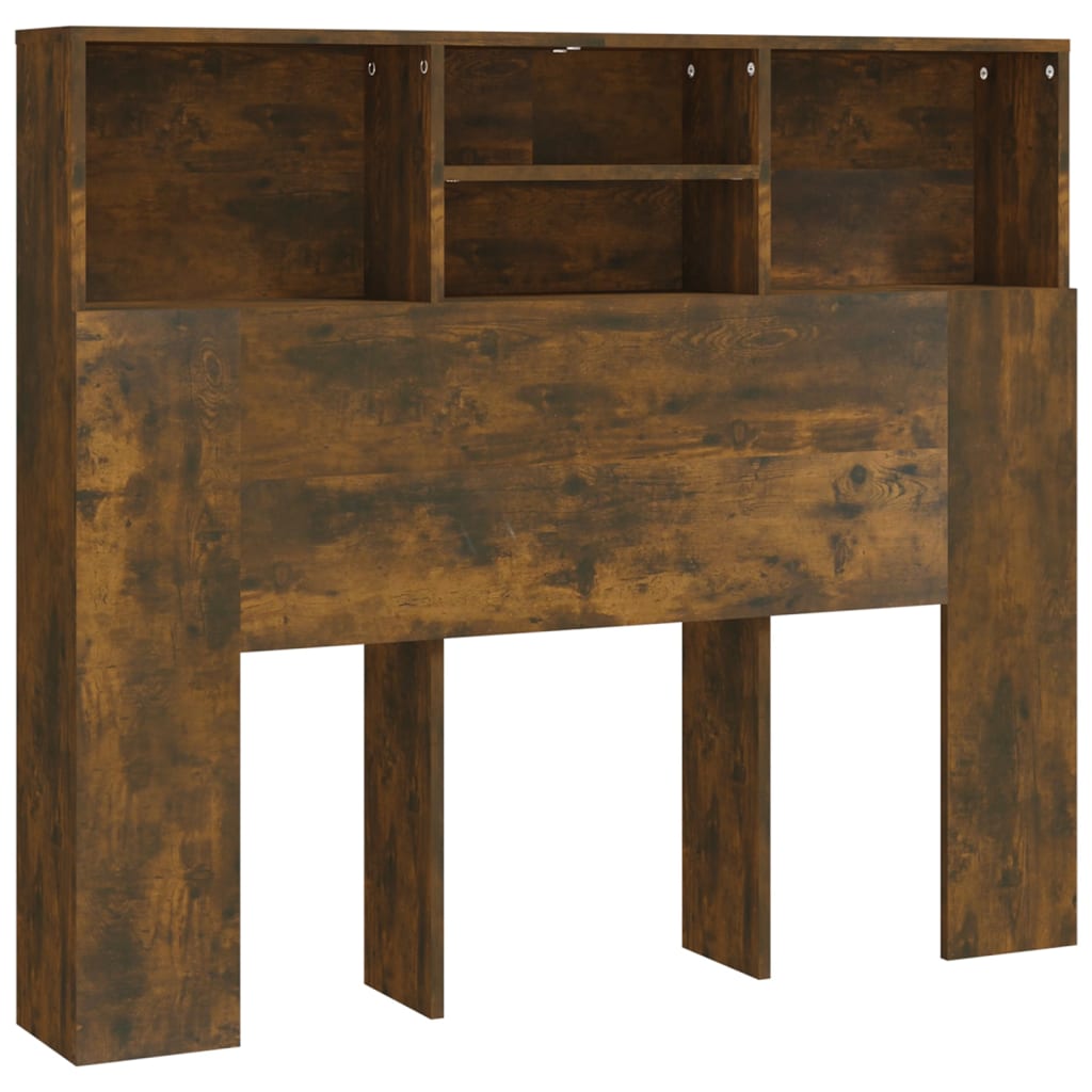 Hoofdbordkast 20X9X03,5 Cm Kleurig Gerookt eiken