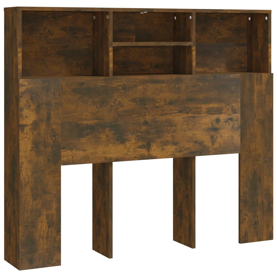 Hoofdbordkast 20X9X03,5 Cm Kleurig Gerookt eiken