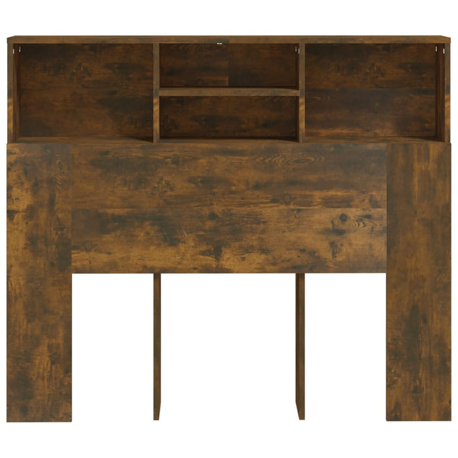 Hoofdbordkast 20X9X03,5 Cm Kleurig Gerookt eiken