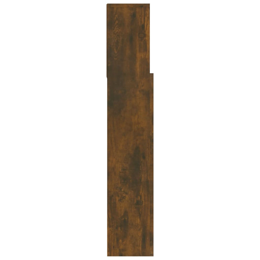 Hoofdbordkast 20X9X03,5 Cm Kleurig Gerookt eiken