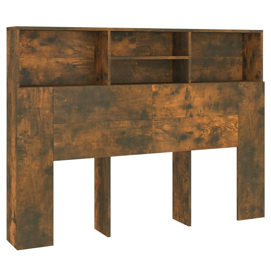 Hoofdbordkast 140x19x103,5 cm gerookt eikenkleurig Gerookt eiken