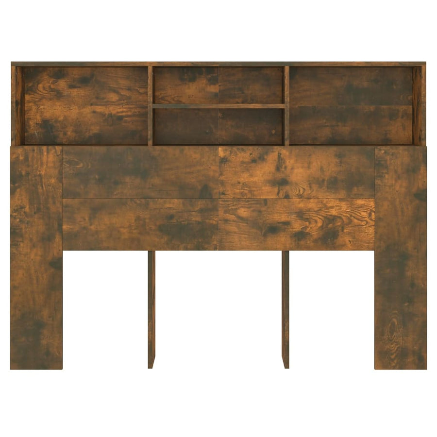 Hoofdbordkast 140x19x103,5 cm gerookt eikenkleurig Gerookt eiken