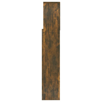 Hoofdbordkast 60X9X03,5 Cm Kleurig Gerookt eiken