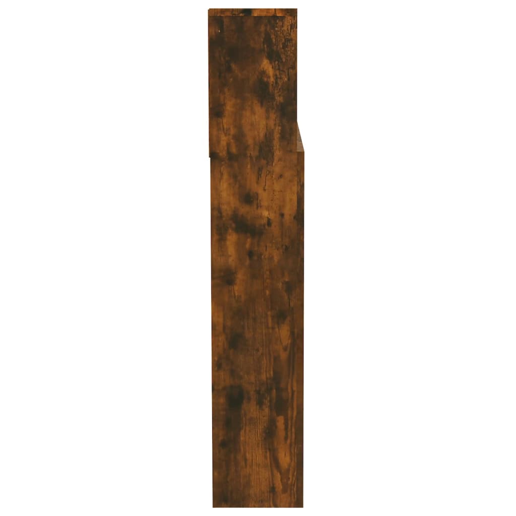 Hoofdbordkast 200X9X03,5 Cm Kleurig Gerookt eiken
