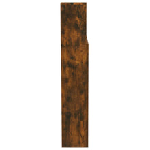 Hoofdbordkast 200X9X03,5 Cm Kleurig Gerookt eiken