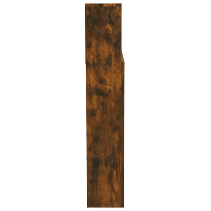 Hoofdbordkast 200X9X03,5 Cm Kleurig Gerookt eiken