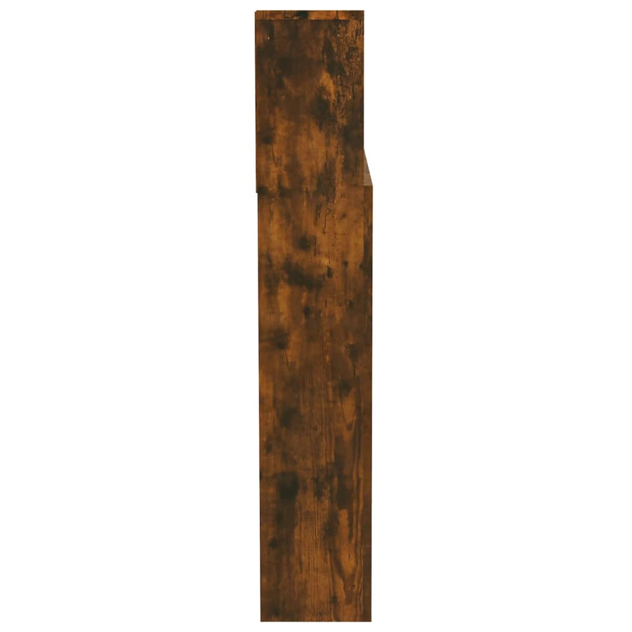 Hoofdbordkast 200X9X03,5 Cm Kleurig Gerookt eiken