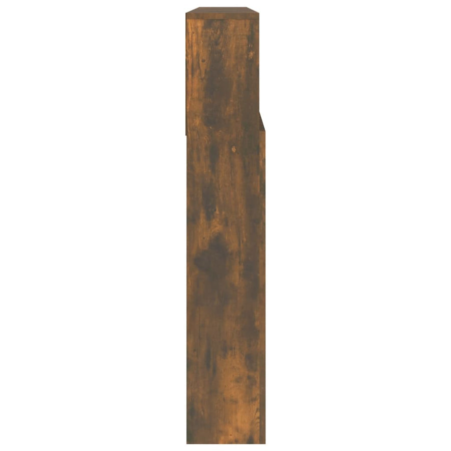 Hoofdbordkast 220x19x103,5 cm gerookt eikenkleurig