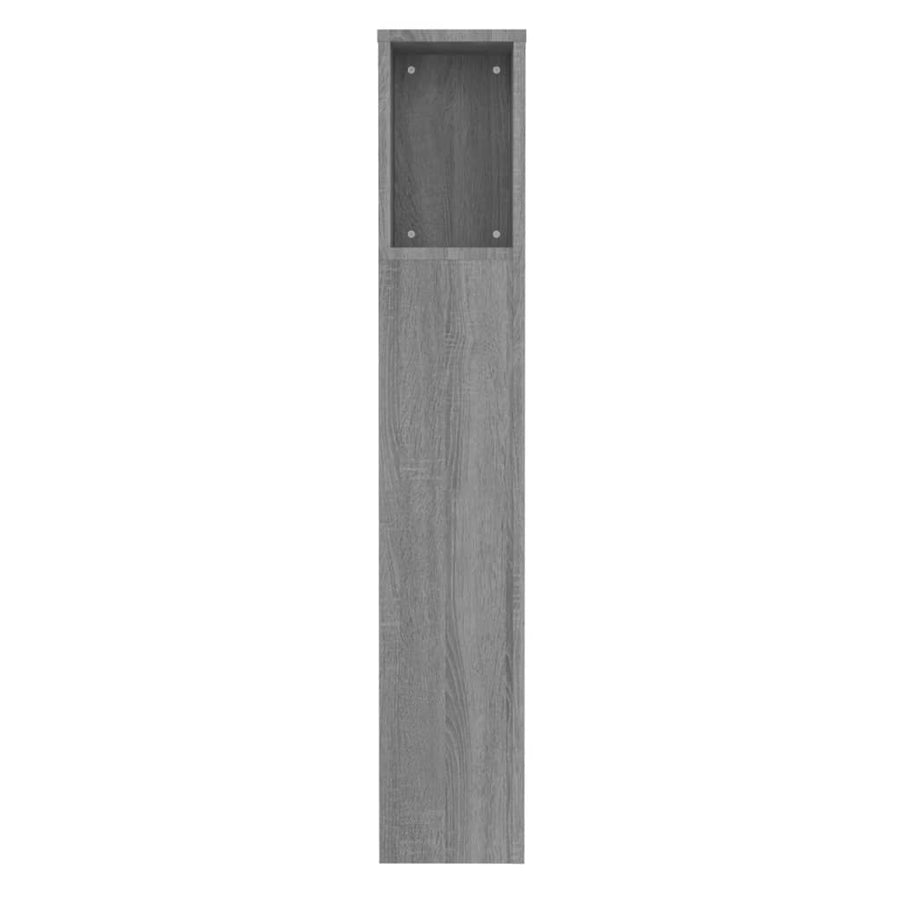 Hoofdbordkast 100x18,5x104,5 cm grijs sonoma eikenkleurig Grijs sonoma