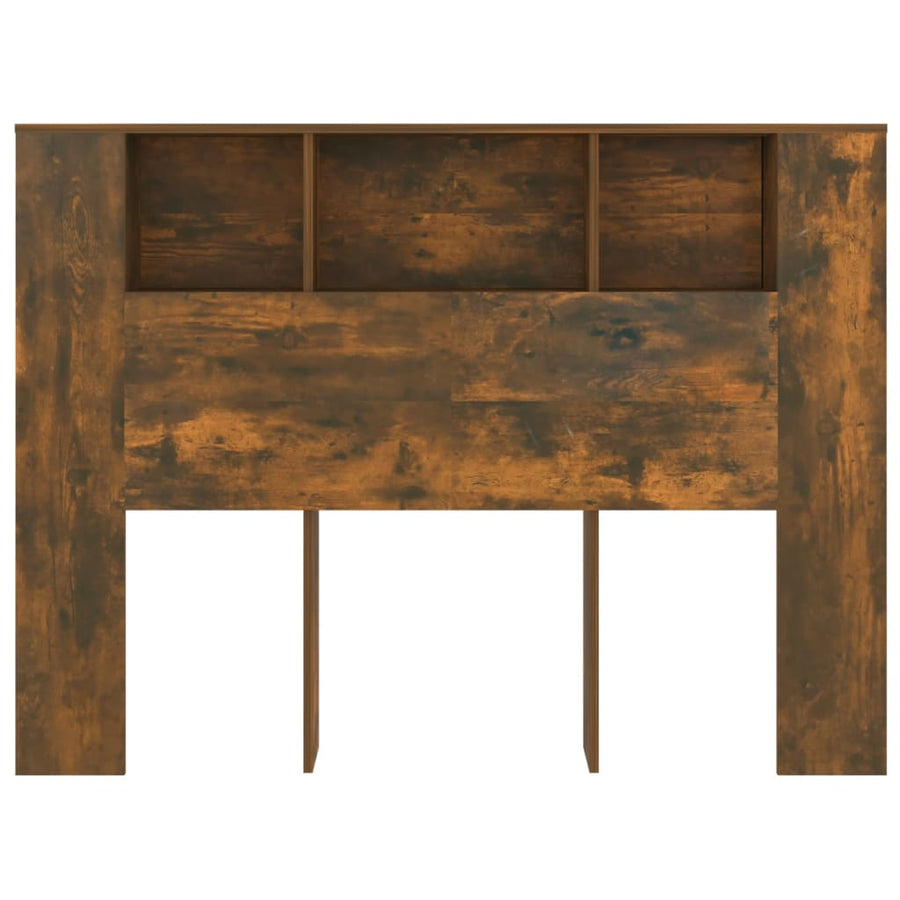 Hoofdbordkast 140x18,5x104,5 cm gerookt eikenkleurig Gerookt eiken