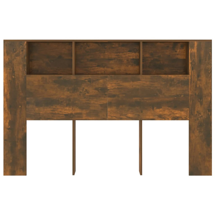 Hoofdbordkast 160x18,5x104,5 cm gerookt eikenkleurig Gerookt eiken