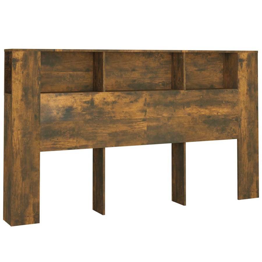 Hoofdbordkast 180x18,5x104,5 cm gerookt eikenkleurig Gerookt eiken