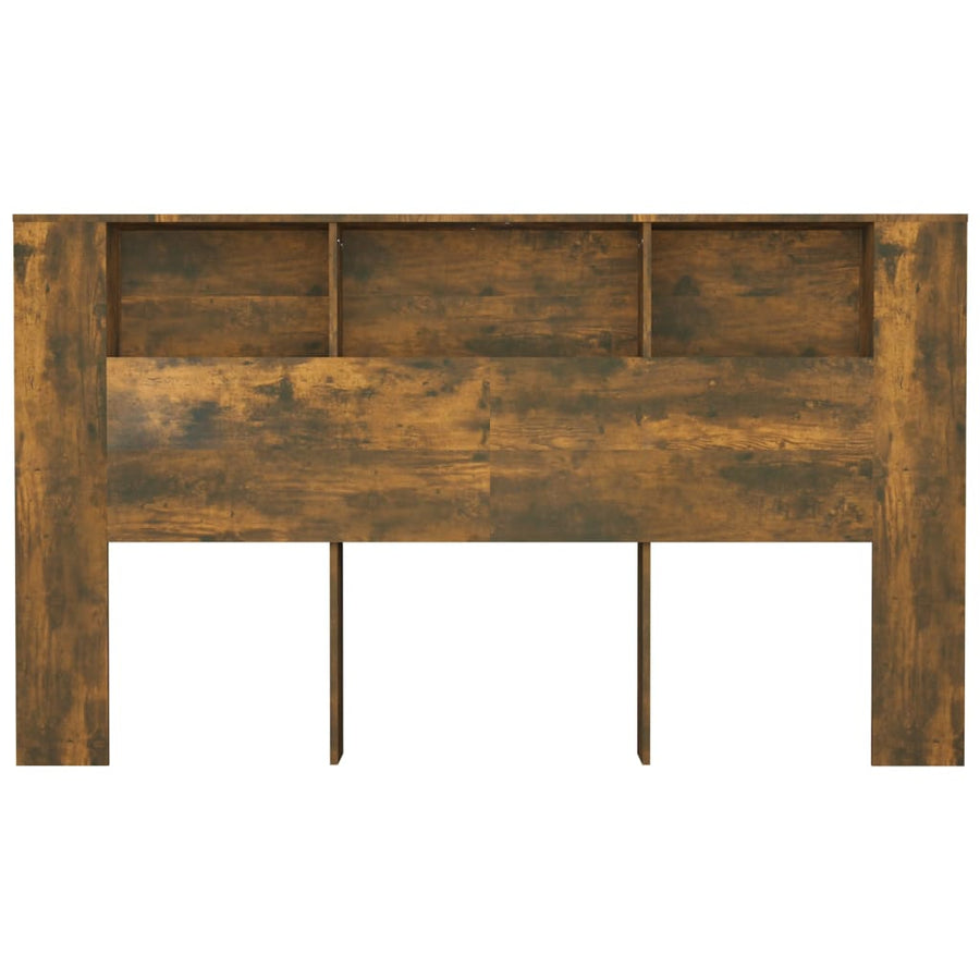 Hoofdbordkast 180x18,5x104,5 cm gerookt eikenkleurig Gerookt eiken