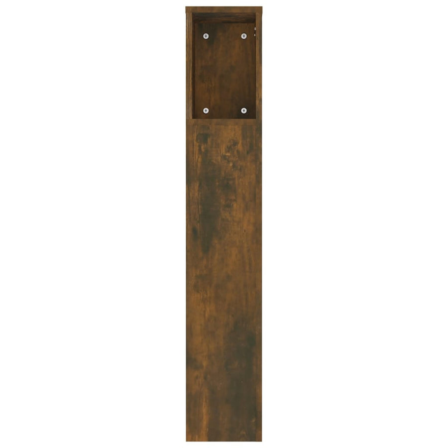 Hoofdbordkast 180x18,5x104,5 cm gerookt eikenkleurig Gerookt eiken