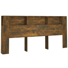 Hoofdbordkast 220X18,5X104,5 Cm Gerookt Eikenkleurig