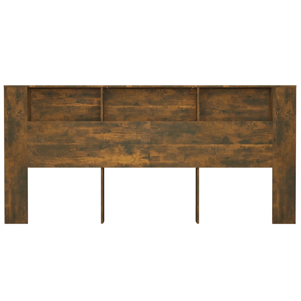 Hoofdbordkast 220X18,5X104,5 Cm Gerookt Eikenkleurig
