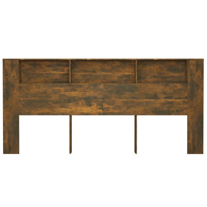 Hoofdbordkast 220X18,5X104,5 Cm Gerookt Eikenkleurig