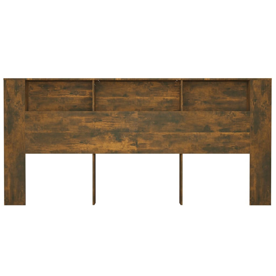 Hoofdbordkast 220X18,5X104,5 Cm Gerookt Eikenkleurig