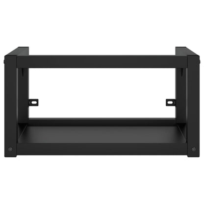 Wastafelframe Met Inbouwwastafel Ijzer 40 x 38 x 31 cm Zwart