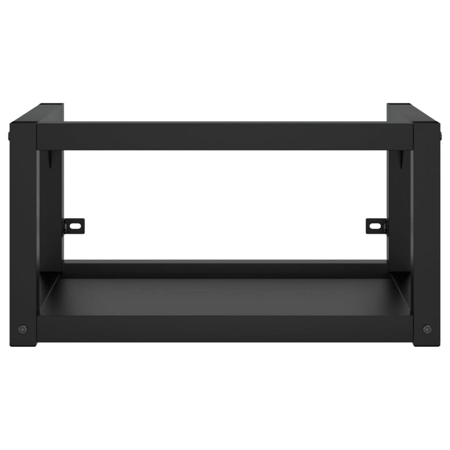 Wastafelframe Met Inbouwwastafel Ijzer 40 x 38 x 31 cm Zwart