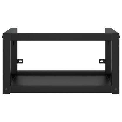 Wastafelframe Met Inbouwwastafel Ijzer Zwart 1 59 x 38 x 31 cm